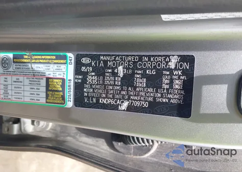 2020 Kia Sportage S from USA, damaged, VIN KNDP6CACXL7709750